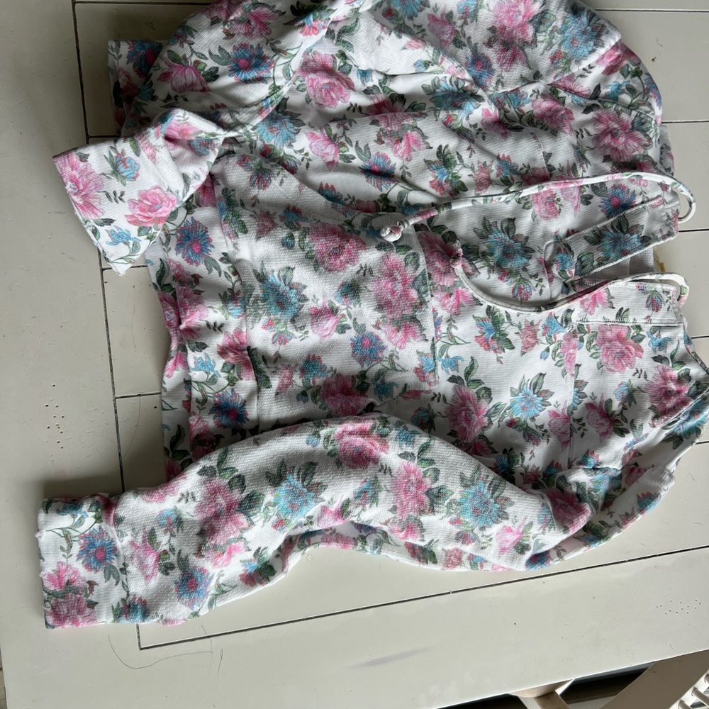 LoveShackFancy Floral Hoodie